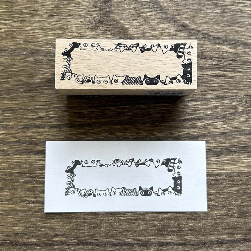 Art CO | Cat Head Frame Stamp