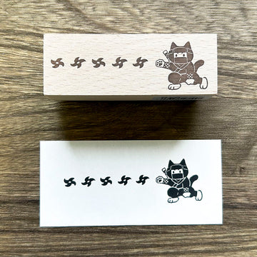 Arte CO | Sello Ninja Cat Shuriken