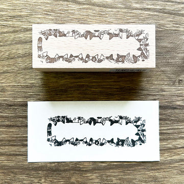 Arte CO | Sello Cats Peeking Frame