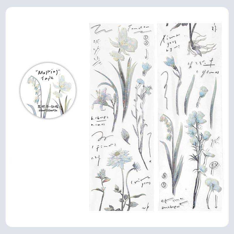 Papermore | Chronology Of Flowers PET Tape Knowledge