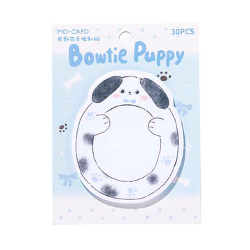 Mo Card | Notas Adhesivas Circle Cute Bowtie Puppy