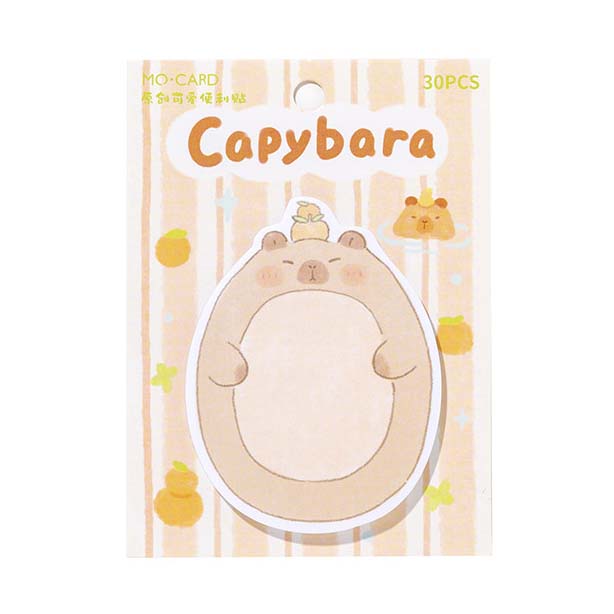 Mo Card | Notas Adhesivas Circle Cute Capybara