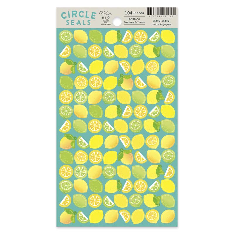 RyuRyu | Pegatinas Circle Lemon & Lime