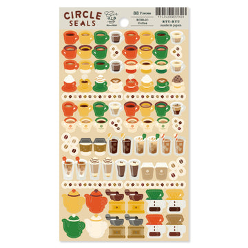 RyuRyu | Pegatinas Circle Coffee