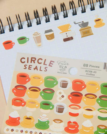 RyuRyu | Pegatinas Circle Coffee