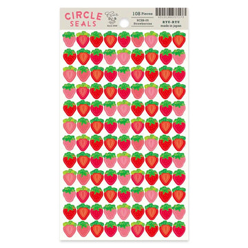 RyuRyu | Pegatinas Circle Strawberry
