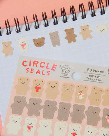RyuRyu | Pegatinas Circle Teddy Bear