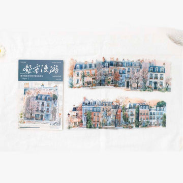 Mo Card | Pegatinas City Roaming Blue Village