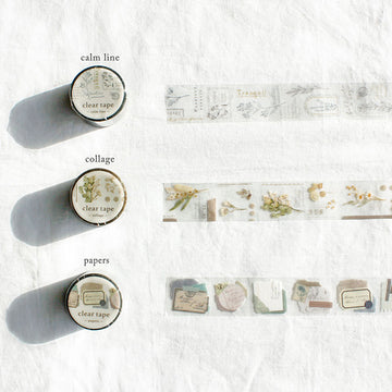 Mind Wave | PET Collage Clear Tape