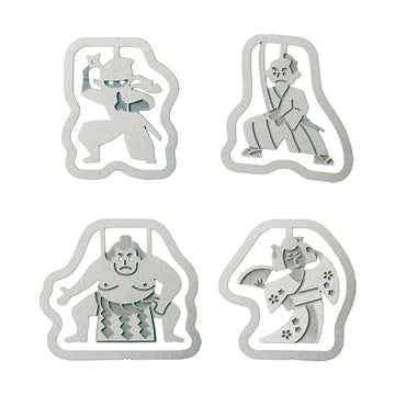 Midori | Clips Metálicos Etching Personajes Japoneses