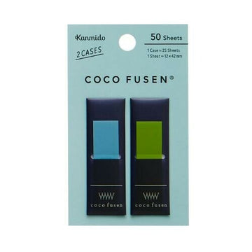Kanmido | Marcapáginas Adhesivo Coco Fusen M Smoke Blue
