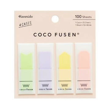 Kanmido | Marcapáginas Adhesivo Coco Fusen M Pastel