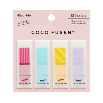 Kanmido | Marcapáginas Adhesivo Coco Fusen M Pattern Pink