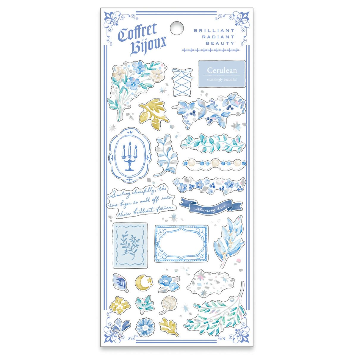 Mind Wave | Pegatinas Coffret Bijoux Blue