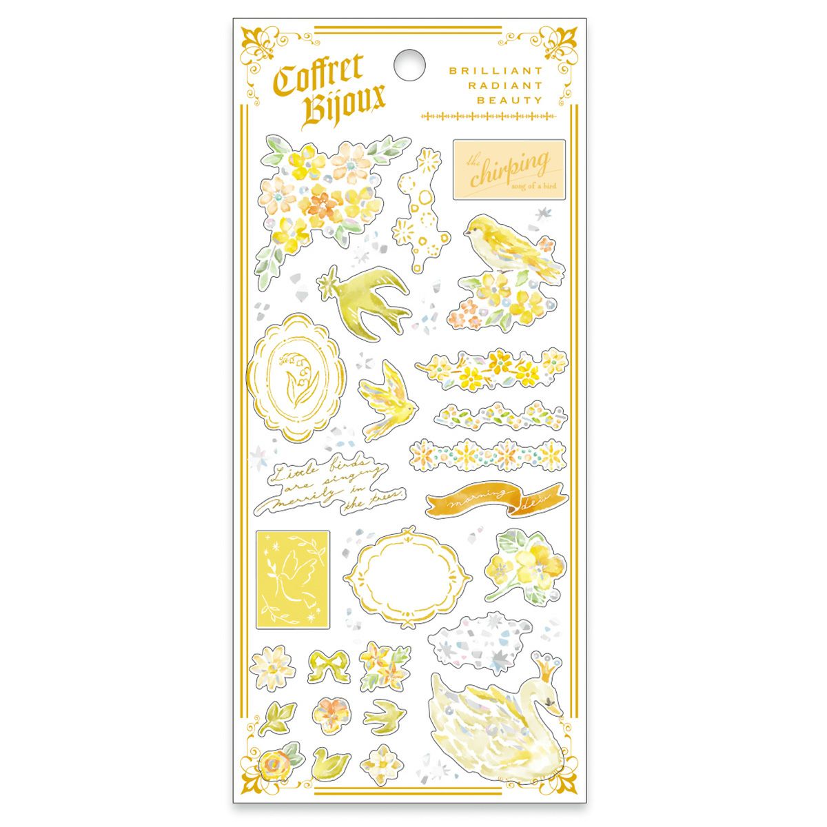 Mind Wave | Pegatinas Coffret Bijoux Yellow