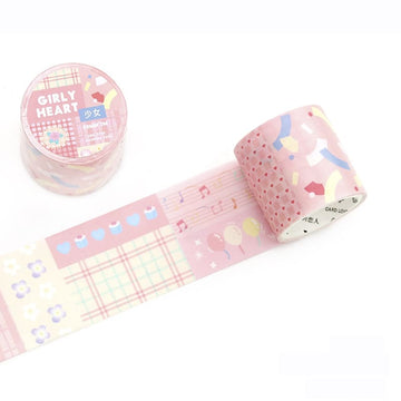 Card Lover | Collage Illusion Washi Tape Girly Heart