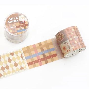 Card Lover | Collage Illusion Washi Tape Milk Cocoa