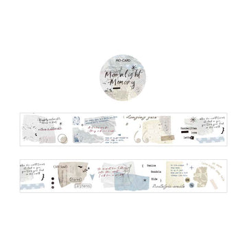 Mo Card | Collage Language PET Tape Moonlight Memories