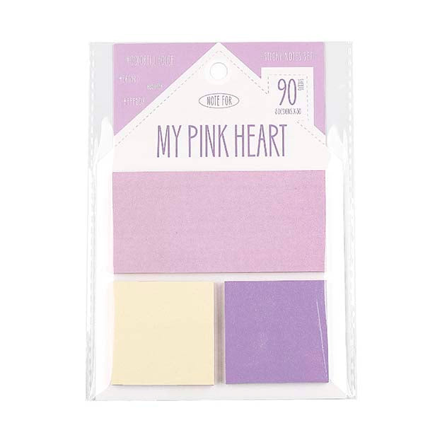 Note for | Adhesive notes Color Palette My Pink Heart