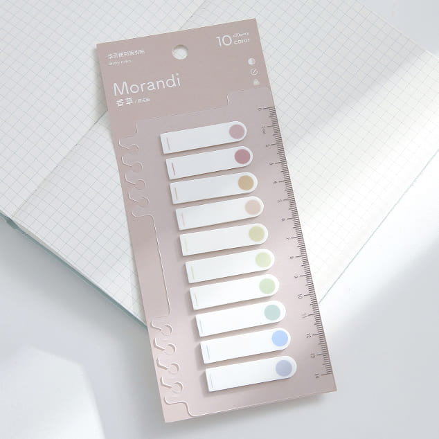 Mo Card | Marcapáginas Color Index Morandi Dots