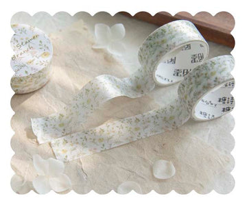 Mo Card | Colorful Flower Season Washi Tape Yellow Stamen Branch