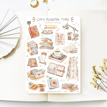 LETTOOn | Pegatinas Cozy Reading Time