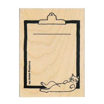 Kodomo No Kao | Sello Mini I Love Stamp Cat Binder