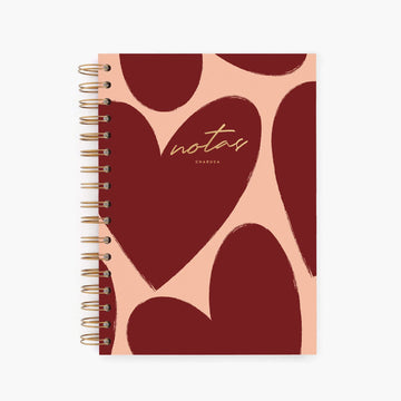 Charuca | Cuaderno A5 Love In Red (Puntos)