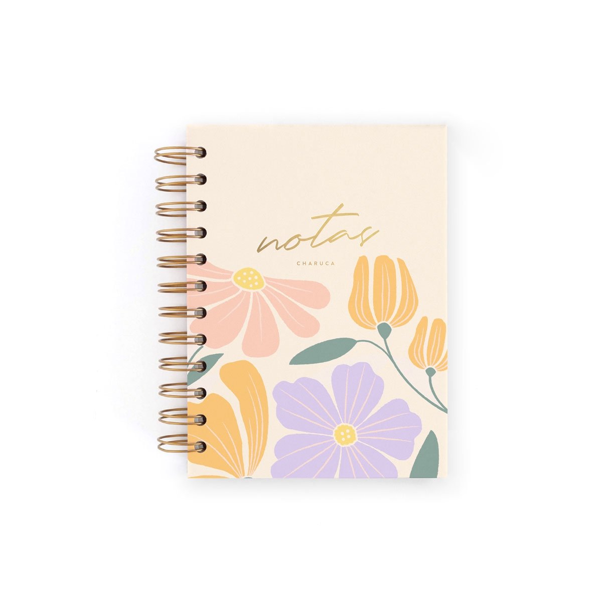 Charuca | Cuaderno Mini Flores (Puntos)