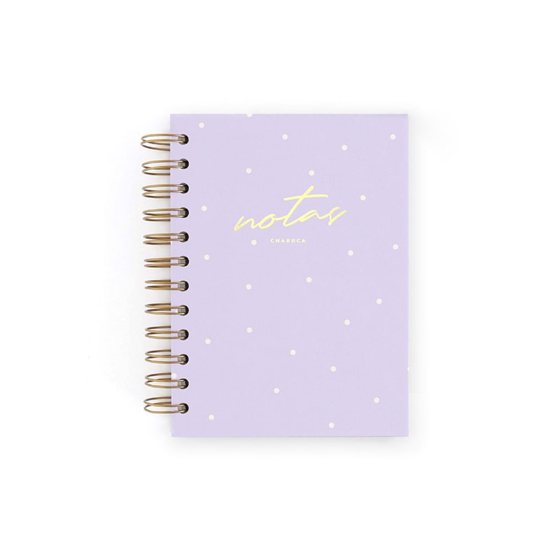 Charuca | Cuaderno Mini Lila (Puntos)