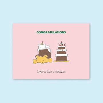 Iconic | Cuddly Congratulations Mini Postcard