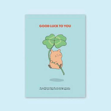 Iconic | Cuddly Good Luck To You Mini Postcard