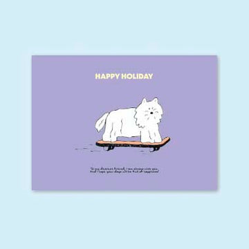 Iconic | Cuddly Happy Holiday Mini Postcard