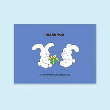 Iconic | Cuddly Thank You Mini Postcard