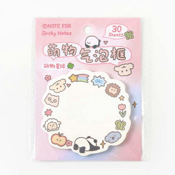 Note For | Notas Adhesivas Cute Bubble Box Animal Planet