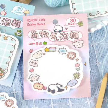 Note For | Notas Adhesivas Cute Bubble Box Animal Planet