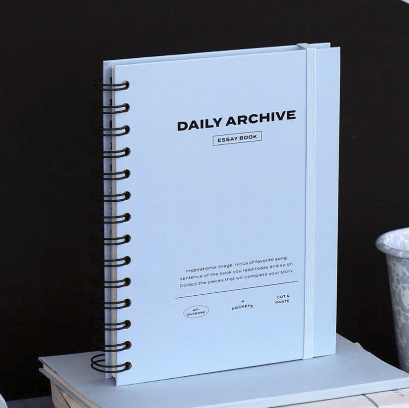 Iconic | Planificador Daily Archiving Book Powder Blue