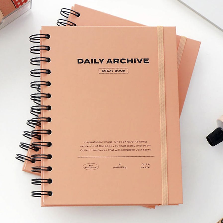 Iconic | Planificador Daily Archiving Book Peach Coral