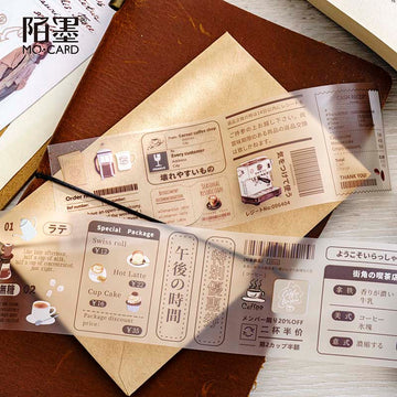 Mo Card | Daily Coffee PET Tape Coffee Bill