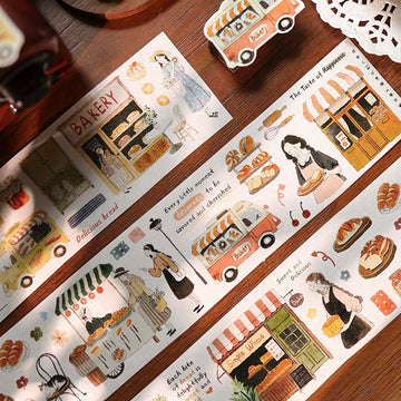 YiEr | Pegatinas en Rollo Daily Life At The Bakery