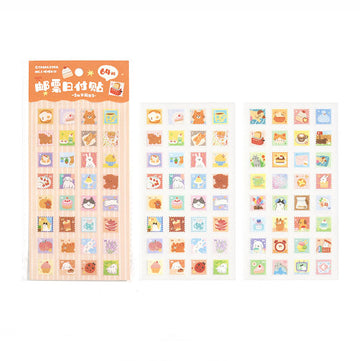 Card Lover | Pegatinas Date Post Office Orange