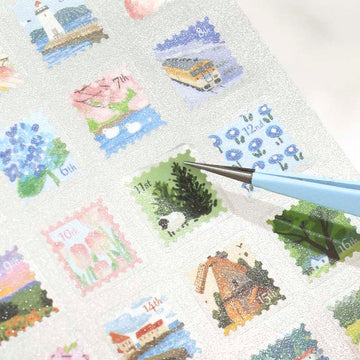 Card Lover | Pegatinas Date Post Office Blue