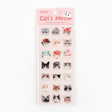 Card Lover | Pegatinas Day Dream Record Cats Meow