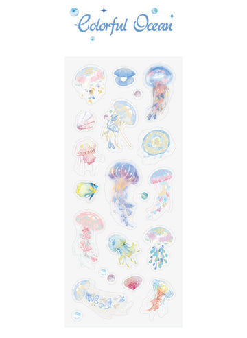 Card Lover | Pegatinas Day Dream Record Colorful Ocean