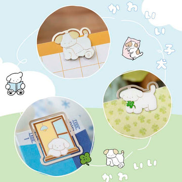 Mo Card | Clip Metálico Dog Club Naughty Puppy