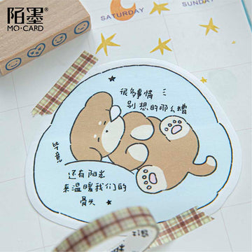 Mo Card | Notas Adhesivas Dog Club Puppy Sleep