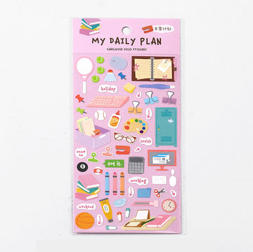 Card Lover | Pegatinas Doudou Daily Life My Daily Plan