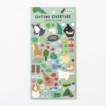 Card Lover | Pegatinas Doudou Daily Life Outing Overtire