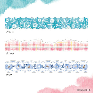 Mind Wave | Draw Die Cut Plant Washi Tape