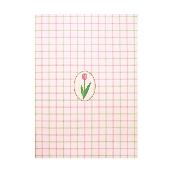 The Commun | A5 Tulip Check Printed Notebook